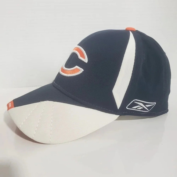 Onfield Reebok Equipped NFL Chicago Bears Orange /Blue/White Fitted Mens  Hat. - Picture 7 of 9